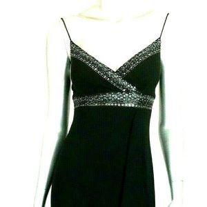 Black Formal Gown with Beading